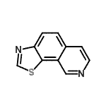 CAS 登录号：35317-82-9， [1,3]噻唑并[4,5-h]异喹啉