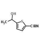 CAS#: 353282-69-6, 5-(1-Hydroxyethyl)-2-Thiophenecarbonitrile