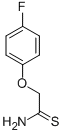 CAS#: 35370-93-5, 2-(4-Fluorophenoxy)Ethanethioamide