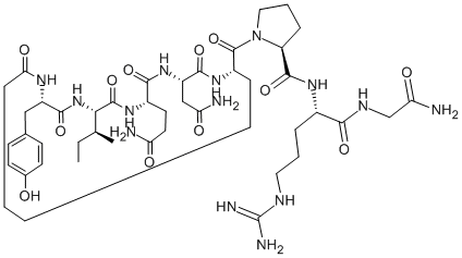 CAS#: 35375-13-4, Cyclo(Tyr-Ile-Gln-Asn-Asu)-Pro-Arg-Gly-NH2