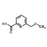 CAS 登录号：354517-76-3， 6-(甲氧基甲基)-2-吡啶羧酸