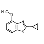 CAS 登录号：354760-23-9， 2-环丙基-4-甲氧基-1,3-苯并噻唑