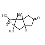 CAS 登录号:355134-42-8, 1-氨基-2-羟基-5-氧代八氢-1-并环戊二烯羧酸