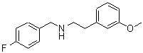 CAS 登录号：355382-51-3， N-(4-氟苄基)-2-(3-甲氧基苯基)乙胺