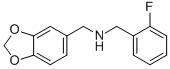 CAS#: 355815-61-1, Benzo[1,3]Dioxol-5-Ylmethyl-(2-Fluoro-Benzyl)-Amine