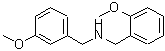 CAS 登录号：356091-73-1， N-(3-甲氧基苄基)-1-(2-甲氧基苯基)甲胺