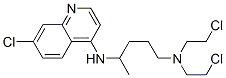 CAS 登录号:3562-71-8, N,N-二(2-氯乙基)-N'-(7-氯喹啉-4-基)戊烷-1,4-二胺