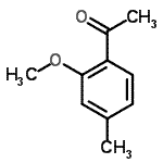 CAS 登录号：35633-35-3， 1-(2-甲氧基-4-甲基苯基)乙酮