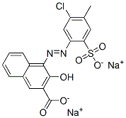 CAS 登录号：3564-21-4， 4-[(5-氯-4-甲基-2-磺酸基苯基)偶氮]-3-羟基-2-萘甲酸二钠