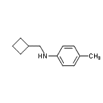 CAS 登录号：356539-61-2， N-(环丁基甲基)-4-甲基苯胺