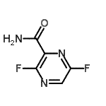 CAS 登录号：356783-29-4， 3,6-二氟-2-吡嗪甲酰胺