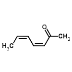 CAS 登录号：35694-38-3， (3Z,5Z)-3,5-庚二烯-2-酮