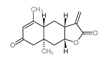 CAS 登录号：35730-85-9， (3aR,4aR,8aS,9aR)-5,8a-二甲基-3-亚甲基-3a,4,4a,8,9,9a-六氢萘并[6,7-d]呋喃-2,7-二酮
