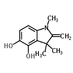 CAS 登录号：357397-44-5， 1,3,3-三甲基-2-亚甲基-4,5-吲哚啉二醇