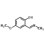 CAS 登录号：357423-77-9， 4-甲氧基-2-[(E)-(甲基亚胺)甲基]苯酚