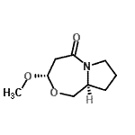 CAS 登录号：357428-36-5， (3S,9aS)-3-甲氧基六氢-1H,5H-吡咯并[2,1-c][1,4]氧氮杂卓-5-酮