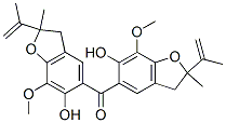 CAS#: 35817-13-1, 1-(6-Hydroxy-7-Methoxy-2-Prop-1-En-2-Yl-2,3-Dihydro-1-Benzofuran-5-Yl)Ethanone