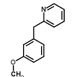 CAS 登录号：35854-44-5， 2-(3-甲氧基苄基)吡啶