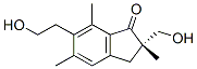 CAS 登录号:35910-16-8, (2S)-6-(2-羟基乙基)-2-(羟基甲基)-2,5,7-三甲基-3H-茚-1-酮