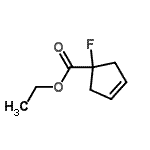 CAS 登录号：359414-20-3， 乙基1-氟-3-环戊烯-1-羧酸酯
