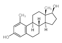 CAS 登录号：3597-38-4， (8R,9S,13S,14S,17S)-1,13-二甲基-6,7,8,9,11,12,14,15,16,17-十氢环戊烯并[a]菲-3,17-二醇