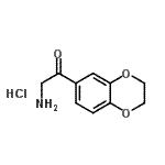 CAS 登录号：35970-31-1， 2-氨基-1-(2,3-二氢-1,4-苯并二氧杂环己-6-基)乙酮盐酸盐(1:1)