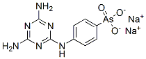 CAS 登录号:3599-28-8, 二钠N2-(4-二氧代胂酰基苯基)-1,3,5-三嗪-2,4,6-三胺