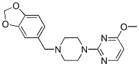 CAS#: 3601-81-8, 2-[4-(1,3-Benzodioxol-5-Ylmethyl)Piperazin-1-Yl]-4-Methoxypyrimidine