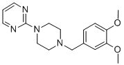 CAS#: 3601-85-2, 2-[4-[(3,4-Dimethoxyphenyl)Methyl]Piperazin-1-Yl]Pyrimidine
