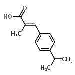 CAS 登录号：3602-26-4， (E)-3-(4-异丙基苯基)-2-甲基-丙-2-烯酸