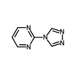 CAS 登录号：36209-77-5， 2-(4H-1,2,4-三唑-4-基)嘧啶