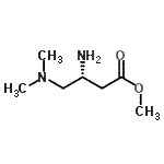CAS 登录号：362704-90-3， 甲基(3R)-3-氨基-4-(二甲基氨基)丁酸酯