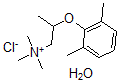 CAS#: 363-42-8, 2-(2,6-Dimethylphenoxy)Propyl-Trimethylazanium Chloride Hydrate