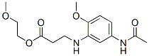 CAS#: 36339-04-5, 2-Methoxyethyl N-[5-(Acetylamino)-2-Methoxyphenyl]-beta-Alaninate