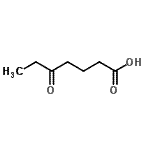 CAS 登录号：3637-13-6， 5-氧代庚酸