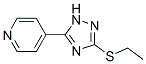 CAS#: 3652-22-0, 4-(5-Ethylsulfanyl-2H-1,2,4-Triazol-3-Yl)Pyridine