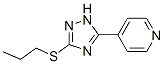 CAS#: 3652-23-1, 4-(5-Propylsulfanyl-2H-1,2,4-Triazol-3-Yl)Pyridine