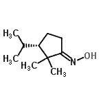 CAS 登录号：365978-50-3， (1E,3S)-N-羟基-3-异丙基-2,2-二甲基环戊烷亚胺