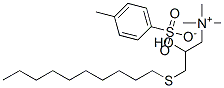 CAS#: 3663-99-8, (3-Decylsulfanyl-2-Hydroxypropyl)-Trimethylazanium; 4-Methylbenzenesulfonate