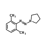 CAS#: 36651-90-8, 1-[(E)-(2,6-Dimethylphenyl)Diazenyl]Pyrrolidine