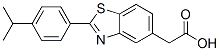 CAS#: 36782-45-3, 2-[2-(4-Propan-2-Ylphenyl)-1,3-Benzothiazol-5-Yl]Acetic Acid