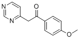 CAS 登录号：36827-95-9， 1-(4-甲氧基苯基)-2-嘧啶-4-基乙酮