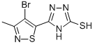 CAS#: 3683-95-2, 5-(4-Bromo-3-Methyl-1,2-Thiazol-5-Yl)-1,2-Dihydro-1,2,4-Triazole-3-Thione
