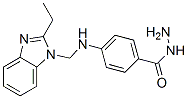 CAS 登录号：36841-33-5， 4-[(2-乙基苯并咪唑-1-基)甲基氨基]苯甲酰肼