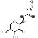CAS 登录号：368452-58-8， 2-[(2R,3S,4R,5R)-3,4,5-三羟基四氢-2H-吡喃-2-基]肼甲脒盐酸盐(1:1)