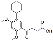 CAS 登录号:36879-87-5, 4-(5-环己基-2,4-二甲氧基苯基)-4-氧代丁酸