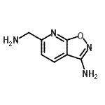 CAS 登录号：369368-57-0， 6-(氨基甲基)异恶唑并[5,4-b]吡啶-3-胺