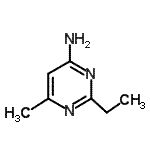 CAS 登录号：36999-33-4， 2-乙基-6-甲基-4-嘧啶胺