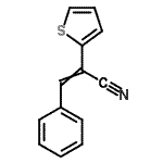 CAS 登录号：37033-97-9， 3-苯基-2-(2-噻吩基)丙烯腈