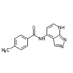 CAS 登录号：370589-16-5， 4-甲基-N-(1H-吡唑并[3,4-b]吡啶-4-基)苯甲酰胺